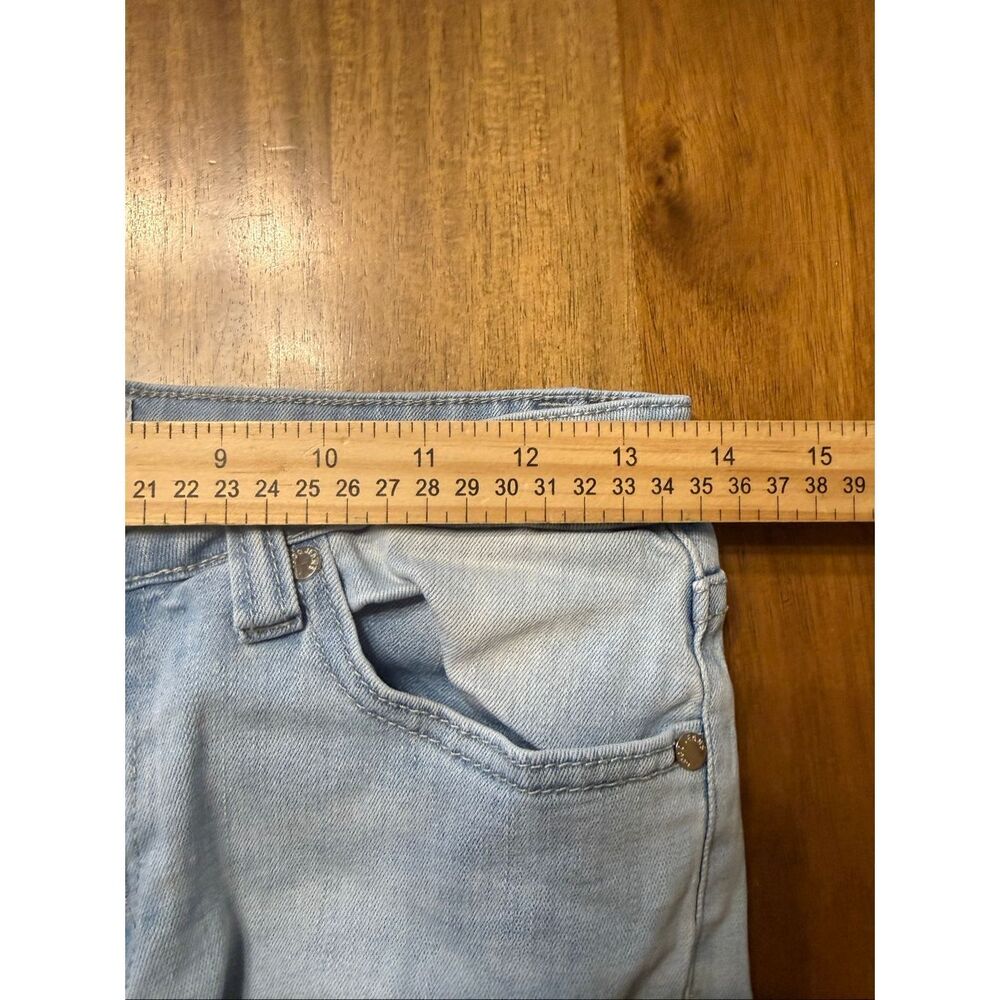 GoGo Jeans USA Distressed Cropped Denim Jeans Size 5 - Picture 5 of 7